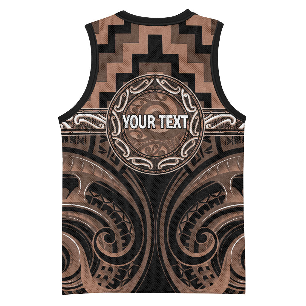 Aotearoa Kati Mamoe Personalised Basketball Jersey Maori Iwi Poutama Puhoro Tattoo LT14 - Polynesian Pride