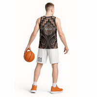 Aotearoa Kati Mamoe Personalised Basketball Jersey Maori Iwi Poutama Puhoro Tattoo LT14 - Polynesian Pride