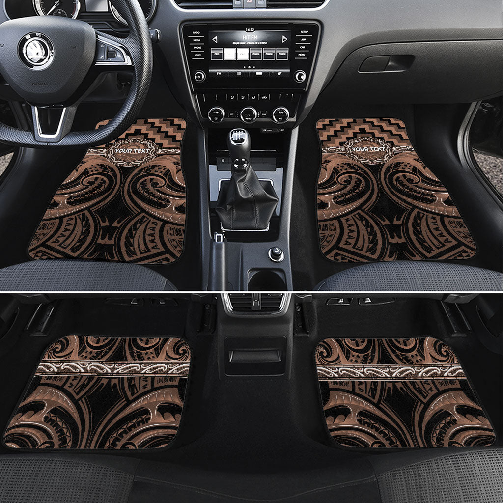 Aotearoa Kati Mamoe Personalised Car Mats Maori Iwi Poutama Puhoro Tattoo