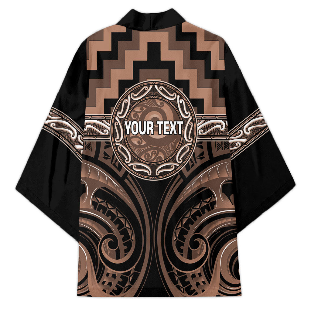 Aotearoa Kati Mamoe Personalised Kimono Maori Iwi Poutama Puhoro Tattoo LT14 - Polynesian Pride