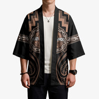 Aotearoa Kati Mamoe Personalised Kimono Maori Iwi Poutama Puhoro Tattoo LT14 - Polynesian Pride