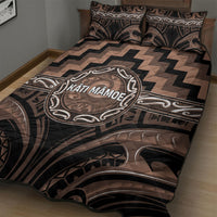 Aotearoa Kati Mamoe Quilt Bed Set Maori Iwi Poutama Puhoro Tattoo LT14 - Polynesian Pride