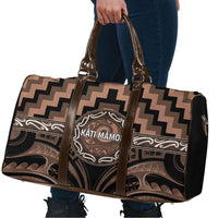 Aotearoa Kati Mamoe Travel Bag Maori Iwi Poutama Puhoro Tattoo LT14 - Polynesian Pride