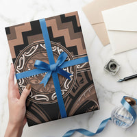 Aotearoa Kati Mamoe Wrapping Paper Maori Iwi Poutama Puhoro Tattoo LT14 - Polynesian Pride