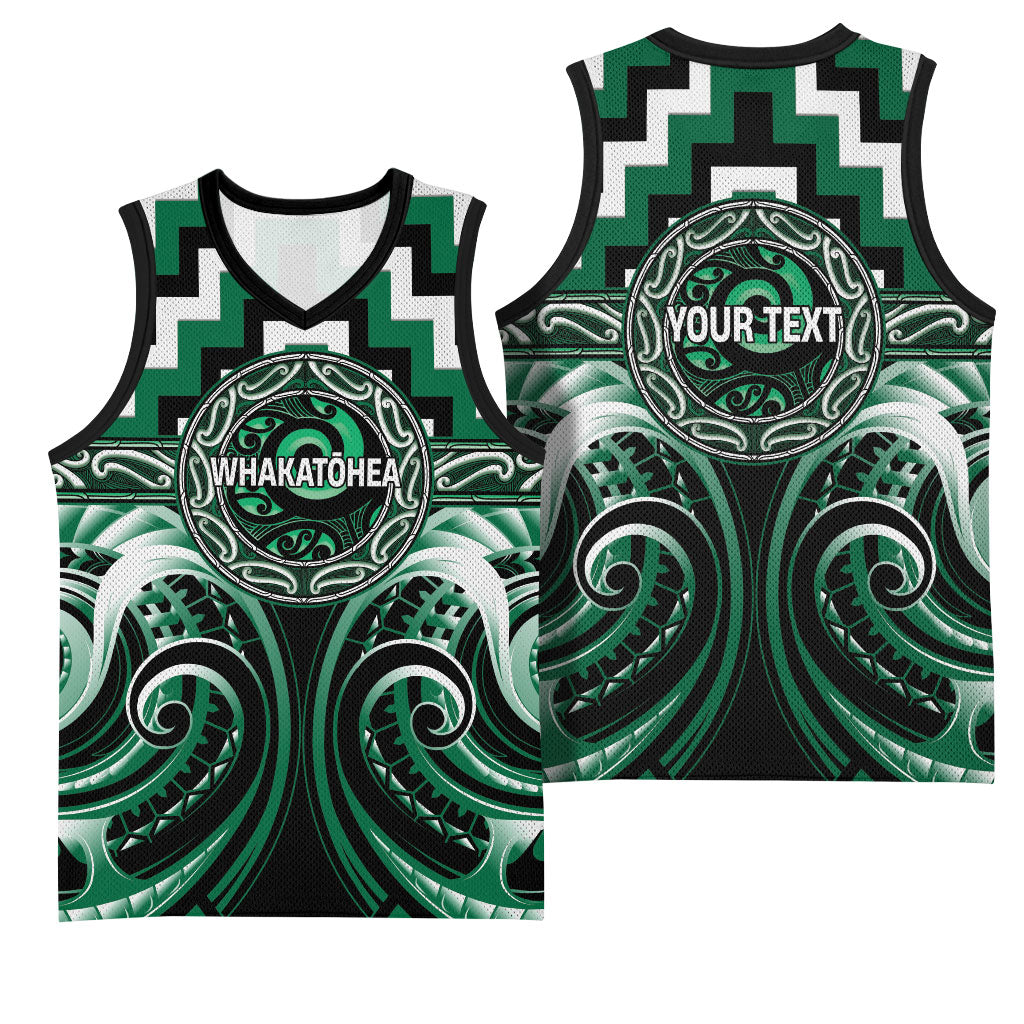 Aotearoa Whakatohea Personalised Basketball Jersey Maori Iwi Poutama Puhoro Tattoo LT14 - Polynesian Pride