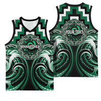 Aotearoa Whakatohea Personalised Basketball Jersey Maori Iwi Poutama Puhoro Tattoo LT14 - Polynesian Pride