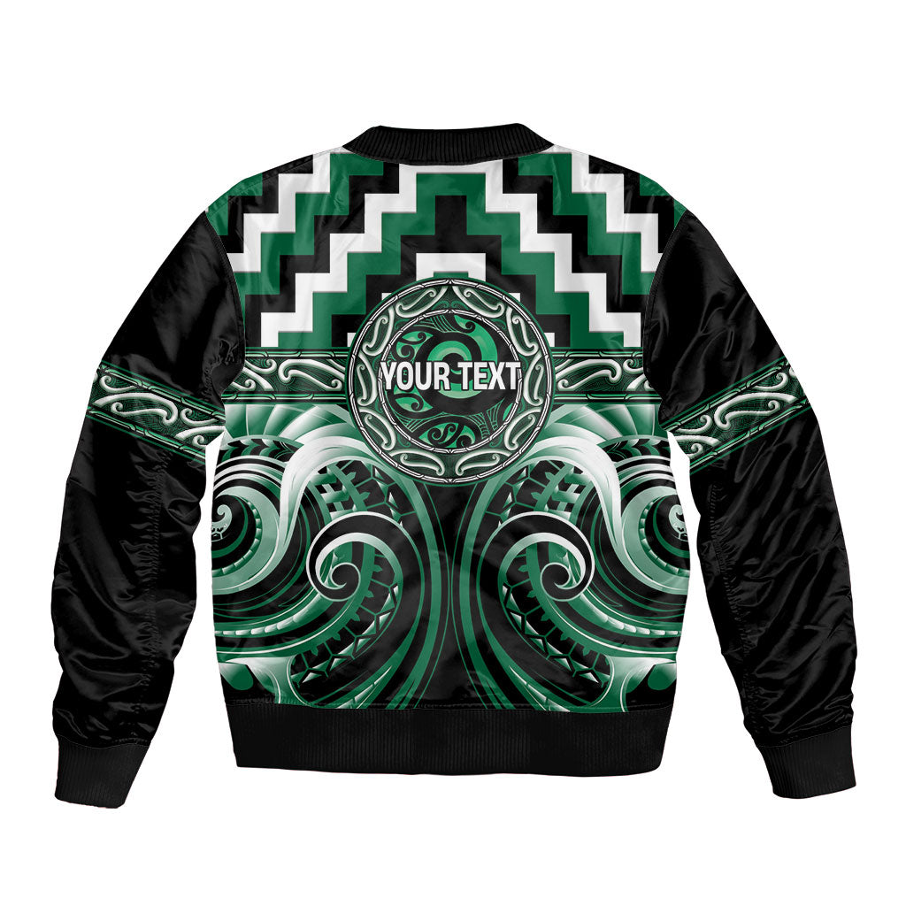 Aotearoa Whakatohea Personalised Bomber Jacket Maori Iwi Poutama Puhoro Tattoo LT14 - Polynesian Pride