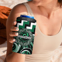 Aotearoa Whakatohea Personalised 4 in 1 Can Cooler Tumbler Maori Iwi Poutama Puhoro Tattoo LT14 - Polynesian Pride