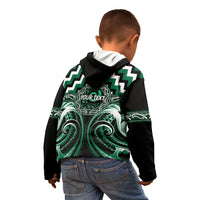 Aotearoa Whakatohea Personalised Kid Hoodie Maori Iwi Poutama Puhoro Tattoo LT14 - Polynesian Pride