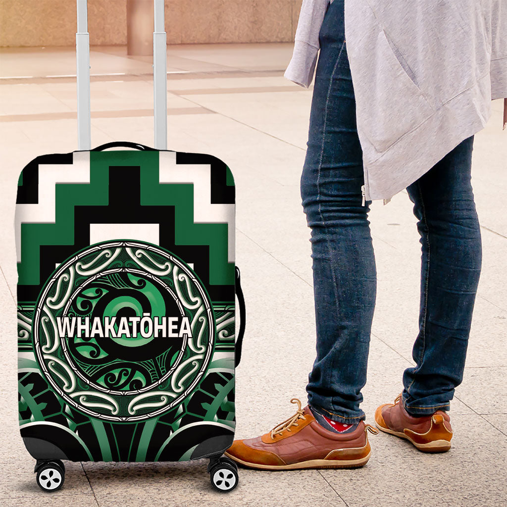 Aotearoa Whakatohea Luggage Cover Maori Iwi Poutama Puhoro Tattoo