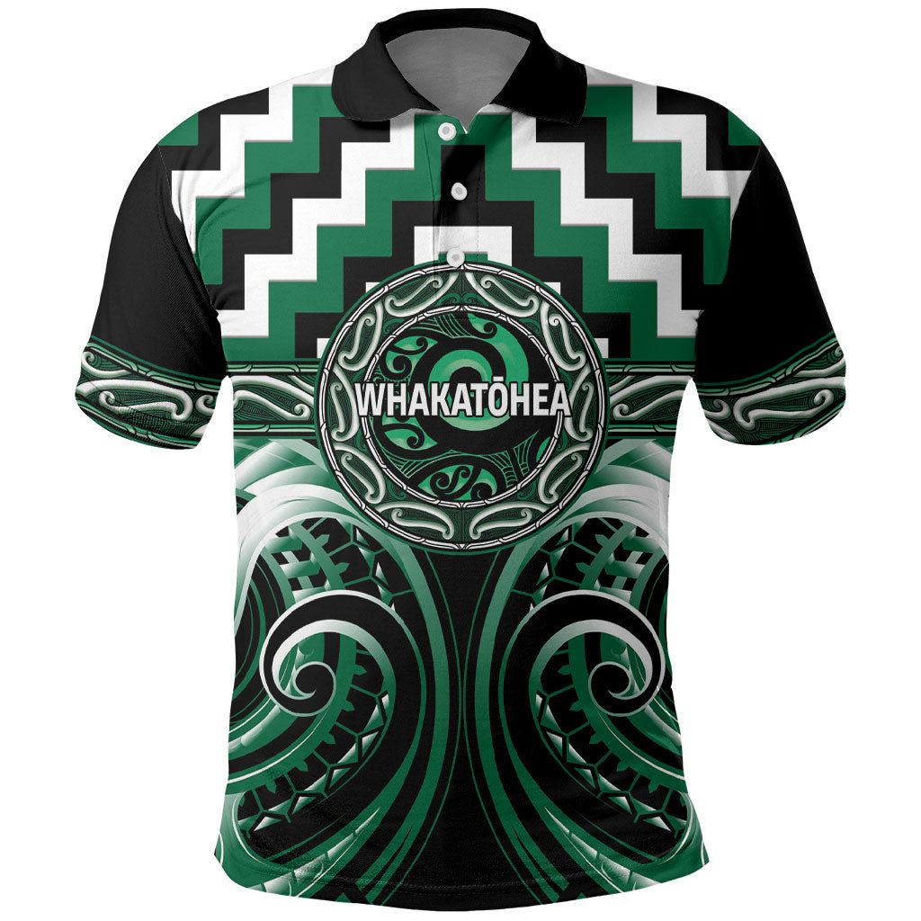 Aotearoa Whakatohea Personalised Polo Shirt Maori Iwi Poutama Puhoro Tattoo