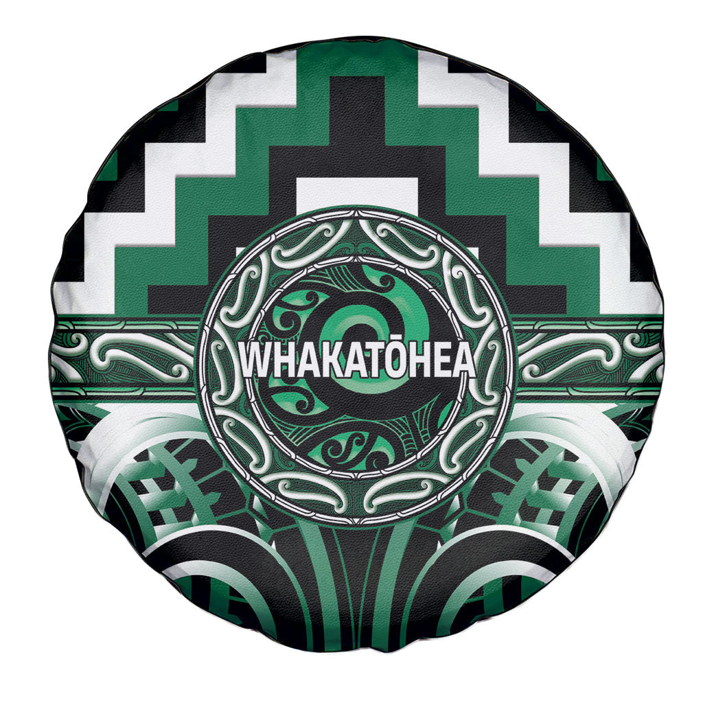 Aotearoa Whakatohea Spare Tire Cover Maori Iwi Poutama Puhoro Tattoo LT14 - Polynesian Pride