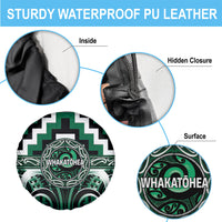 Aotearoa Whakatohea Spare Tire Cover Maori Iwi Poutama Puhoro Tattoo LT14 - Polynesian Pride