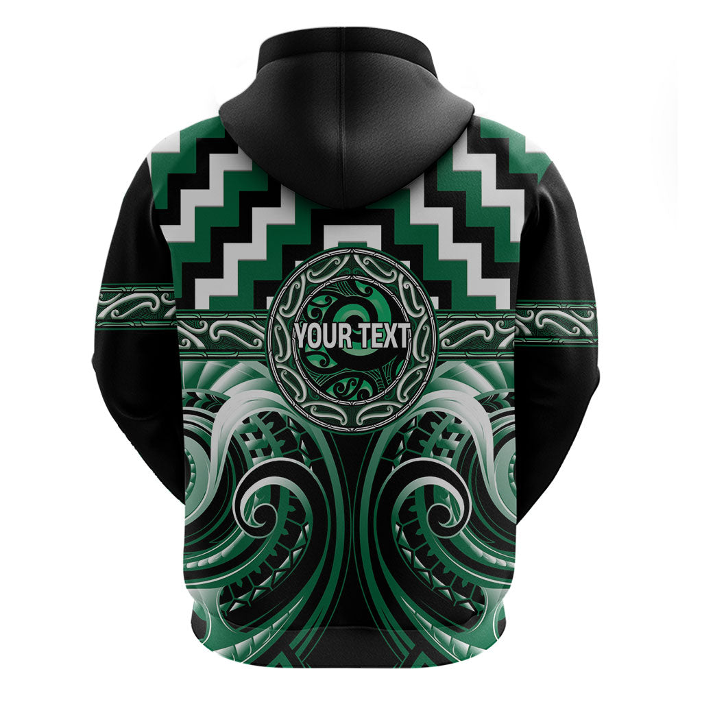 Aotearoa Whakatohea Personalised Zip Hoodie Maori Iwi Poutama Puhoro Tattoo LT14 - Polynesian Pride