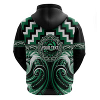 Aotearoa Whakatohea Personalised Zip Hoodie Maori Iwi Poutama Puhoro Tattoo LT14 - Polynesian Pride