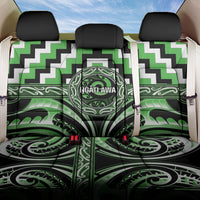 Aotearoa Ngati Awa Back Car Seat Cover Maori Iwi Poutama Puhoro Tattoo LT14 One Size Green - Polynesian Pride