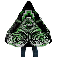 Aotearoa Ngati Awa Personalised Cloak Maori Iwi Poutama Puhoro Tattoo LT14 Unisex Green - Polynesian Pride