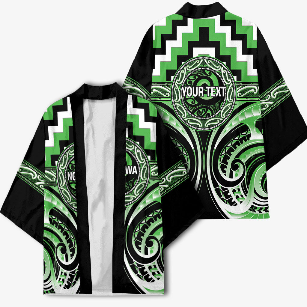 Aotearoa Ngati Awa Personalised Kimono Maori Iwi Poutama Puhoro Tattoo LT14 - Polynesian Pride