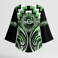 Aotearoa Ngati Awa Personalised Kimono Sleeve Blouse Maori Iwi Poutama Puhoro Tattoo LT14 - Polynesian Pride