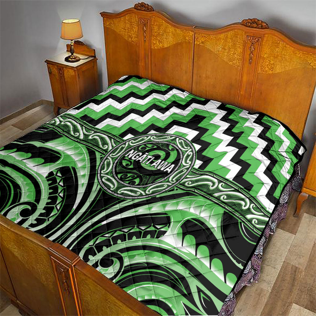 Aotearoa Ngati Awa Quilt Maori Iwi Poutama Puhoro Tattoo LT14 - Polynesian Pride