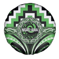 Aotearoa Ngati Awa Spare Tire Cover Maori Iwi Poutama Puhoro Tattoo LT14 - Polynesian Pride