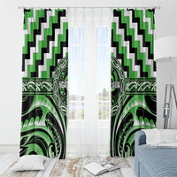 Aotearoa Ngati Awa Window Curtain Maori Iwi Poutama Puhoro Tattoo LT14 - Polynesian Pride