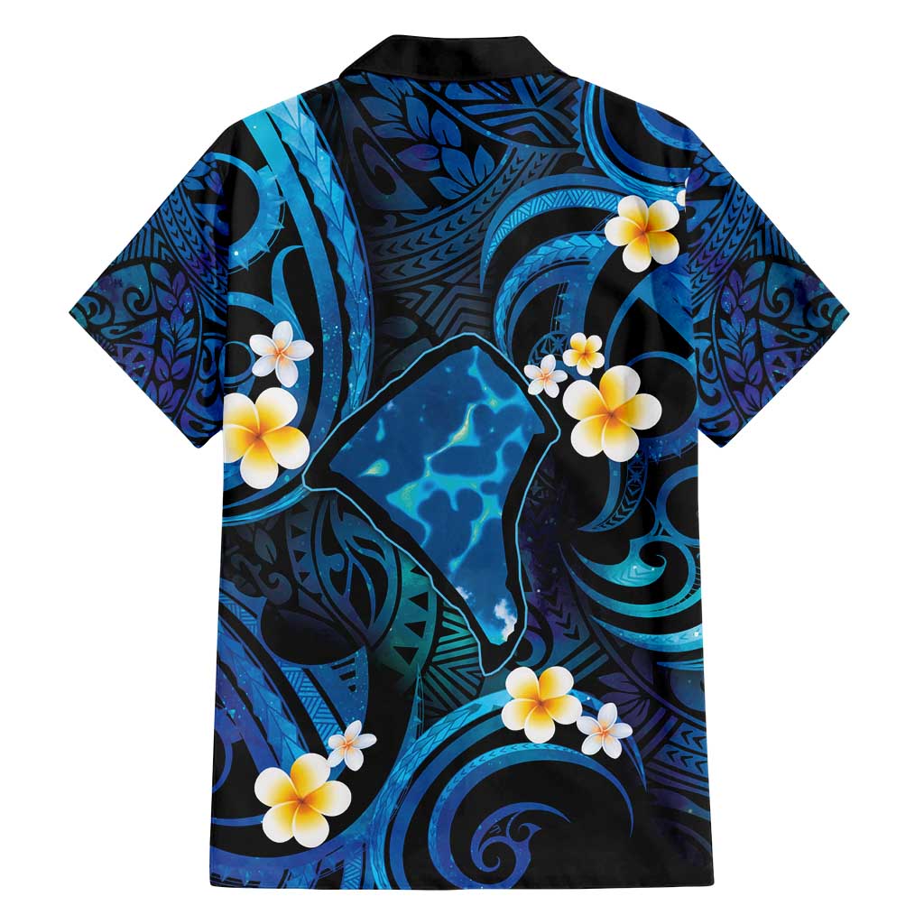 Tokelau Fakaofo Atoll Family Matching Summer Maxi Dress and Hawaiian Shirt Polynesian Tattoo Plumeria With Map LT14 - Polynesian Pride