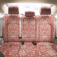 Red Ngatu Pattern Malo e Lelei Tonga Back Car Seat Cover LT14 - Polynesian Pride
