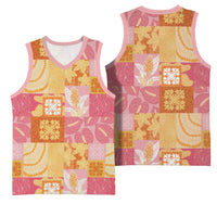 Aloha Hawaii Quilt Floral Patchwork Style Basketball Jersey LT14 - Polynesian Pride