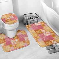 Aloha Hawaii Quilt Floral Patchwork Style Bathroom Set LT14 Mat Set Only (3 pcs) One Size Multicolor - Polynesian Pride