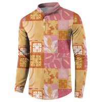 Aloha Hawaii Quilt Floral Patchwork Style Button Sweatshirt LT14 - Polynesian Pride