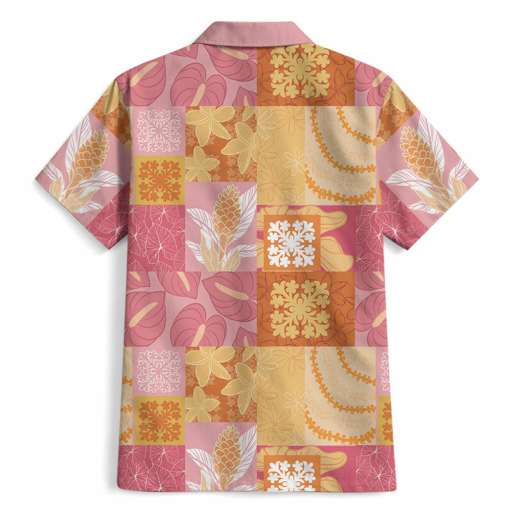 Aloha Hawaii Quilt Floral Patchwork Style Hawaiian Shirt LT14 - Polynesian Pride
