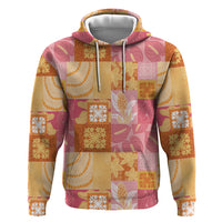 Aloha Hawaii Quilt Floral Patchwork Style Hoodie LT14 Pullover Hoodie Multicolor - Polynesian Pride