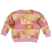 Aloha Hawaii Quilt Floral Patchwork Style Kid Ugly Christmas Sweater LT14 - Polynesian Pride