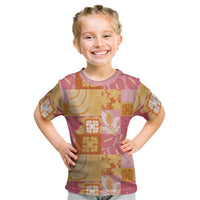 Aloha Hawaii Quilt Floral Patchwork Style Kid T Shirt LT14 Multicolor - Polynesian Pride