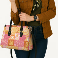 Aloha Hawaii Quilt Floral Patchwork Style Leather Bag LT14 - Polynesian Pride