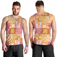 Aloha Hawaii Quilt Floral Patchwork Style Men Tank Top LT14 - Polynesian Pride