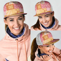 Aloha Hawaii Quilt Floral Patchwork Style Mesh Trucker Cap LT14 - Polynesian Pride