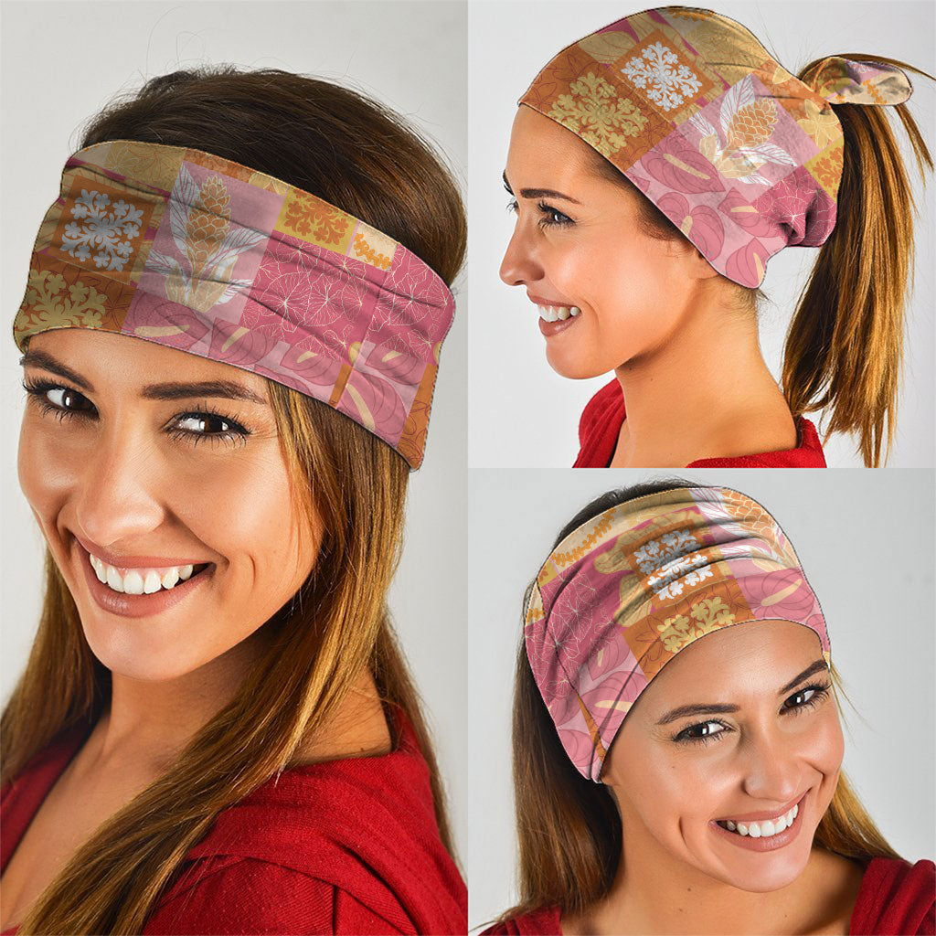 Aloha Hawaii Quilt Floral Patchwork Style Neck Gaiter LT14 - Polynesian Pride
