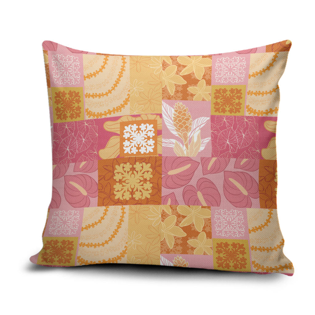 Aloha Hawaii Quilt Floral Patchwork Style Pillow Cover LT14 Multicolor - Polynesian Pride