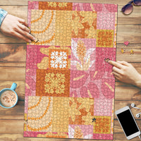 Aloha Hawaii Quilt Floral Patchwork Style Puzzle LT14 Multicolor - Polynesian Pride