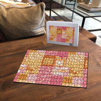 Aloha Hawaii Quilt Floral Patchwork Style Puzzle LT14 - Polynesian Pride