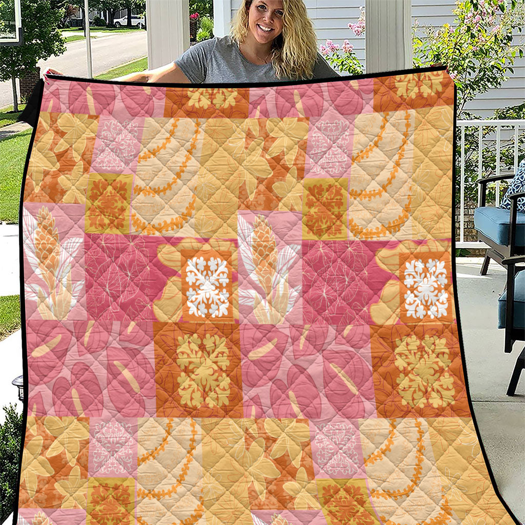 Aloha Hawaii Quilt Floral Patchwork Style Quilt LT14 Multicolor - Polynesian Pride