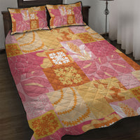 Aloha Hawaii Quilt Floral Patchwork Style Quilt Bed Set LT14 Multicolor - Polynesian Pride