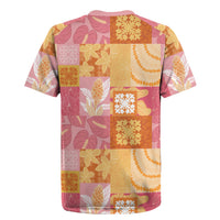 Aloha Hawaii Quilt Floral Patchwork Style Rugby Jersey LT14 - Polynesian Pride
