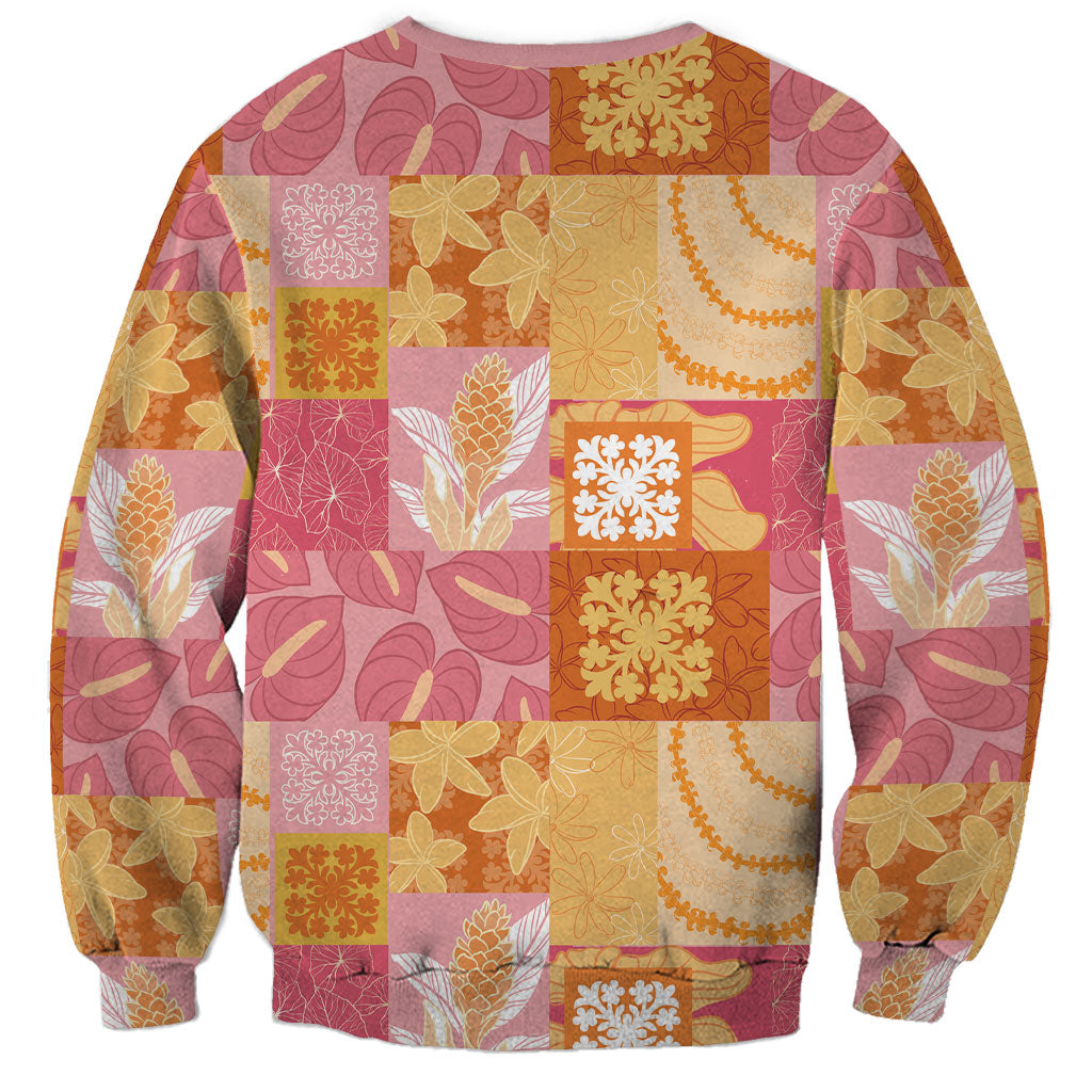 Aloha Hawaii Quilt Floral Patchwork Style Sweatshirt LT14 - Polynesian Pride