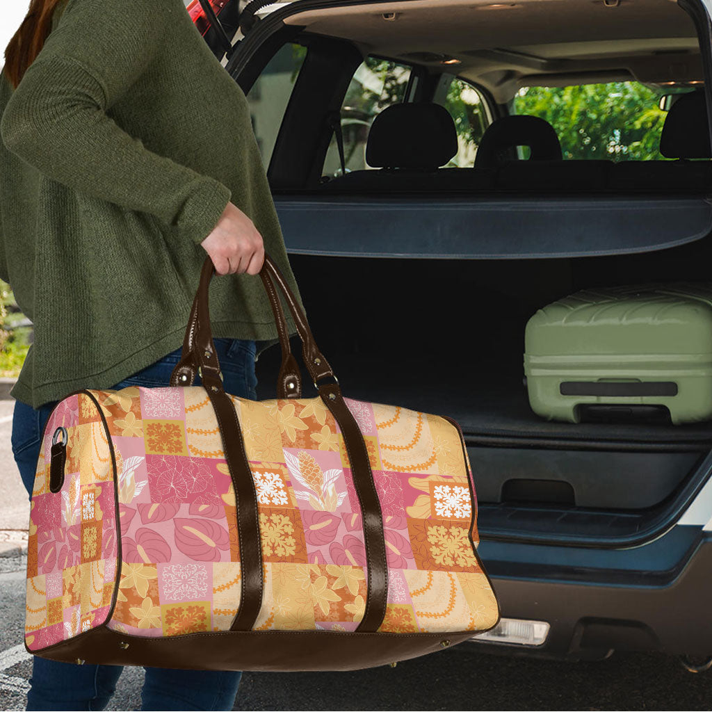 Aloha Hawaii Quilt Floral Patchwork Style Travel Bag LT14 - Polynesian Pride