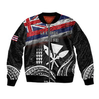 Hawaii Independence Day Bomber Jacket La Kuokoa - Happy 28th November LT14 Unisex Black - Polynesian Pride