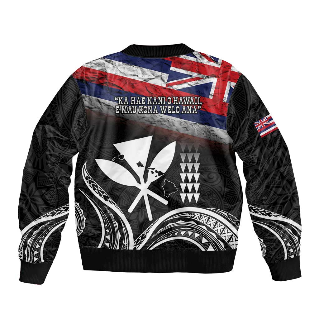 Hawaii Independence Day Bomber Jacket La Kuokoa - Happy 28th November LT14 - Polynesian Pride