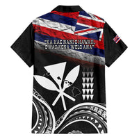Hawaii Independence Day Family Matching Off The Shoulder Long Sleeve Dress and Hawaiian Shirt La Kuokoa - Happy 28th November LT14 - Polynesian Pride
